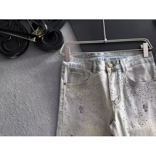 Replica Chrome Hearts Jeans For Men #1438578 $68.00 USD for Wholesale
