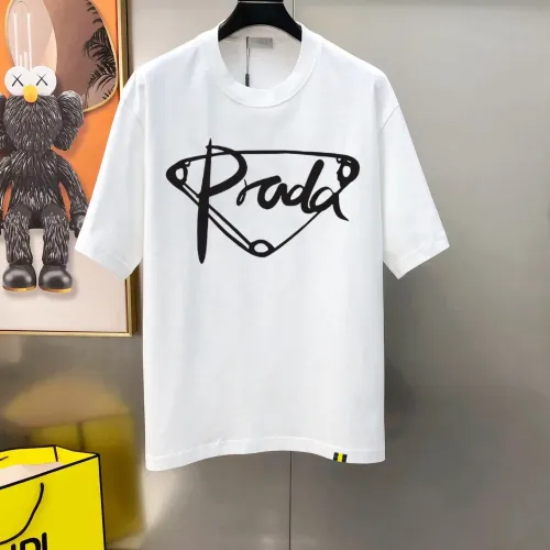 Prada T-Shirts Short Sleeved For Men #1438639