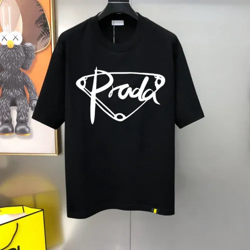 Prada T-Shirts Short Sleeved For Men #1438640