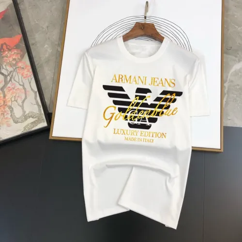 Armani T-Shirts Short Sleeved For Men #1438749