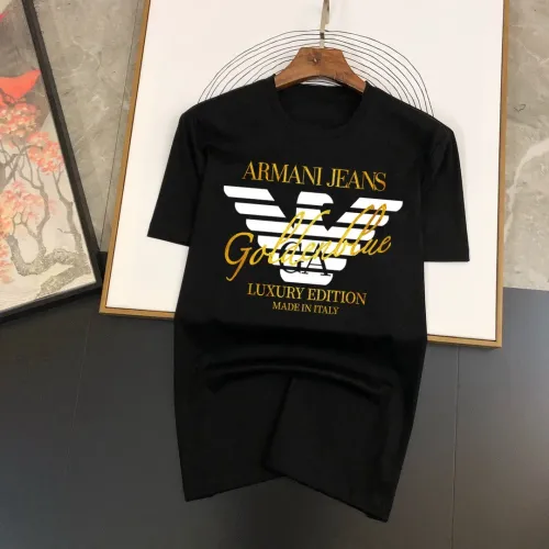 Armani T-Shirts Short Sleeved For Men #1438750