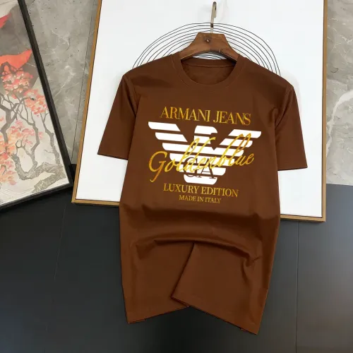 Armani T-Shirts Short Sleeved For Men #1438757