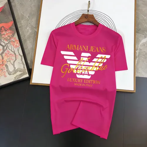 Armani T-Shirts Short Sleeved For Men #1438759