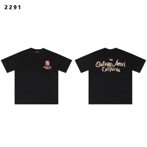 Amiri T-Shirts Short Sleeved For Unisex #1438800 $29.00 USD, Wholesale Replica Amiri T-Shirts