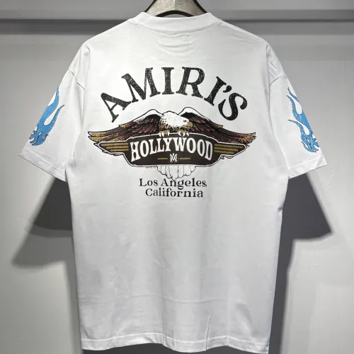 Replica Amiri T-Shirts Short Sleeved For Unisex #1438801 $32.00 USD for Wholesale