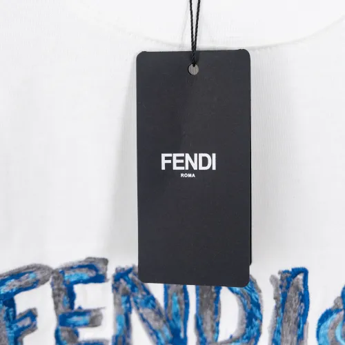 Replica Fendi T-Shirts Short Sleeved For Men #1438819 $36.00 USD for Wholesale