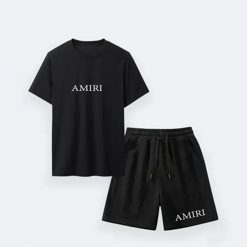 Amiri Tracksuits Short Sleeved For Men #1438824 $42.00 USD, Wholesale Replica Amiri Tracksuits