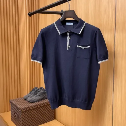 Prada T-Shirts Short Sleeved For Men #1438897