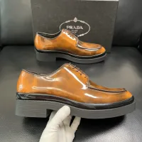 $150.00 USD Prada Leather Shoes For Men #1434747