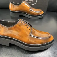 $150.00 USD Prada Leather Shoes For Men #1434747