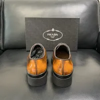 $150.00 USD Prada Leather Shoes For Men #1434747