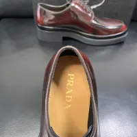 $150.00 USD Prada Leather Shoes For Men #1434748