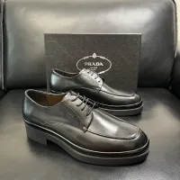 $150.00 USD Prada Leather Shoes For Men #1434750