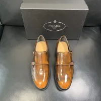 $150.00 USD Prada Leather Shoes For Men #1434751