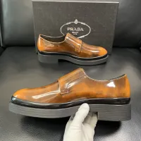 $150.00 USD Prada Leather Shoes For Men #1434751