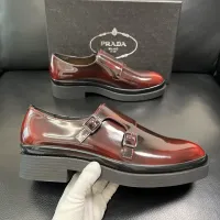 $150.00 USD Prada Leather Shoes For Men #1434752