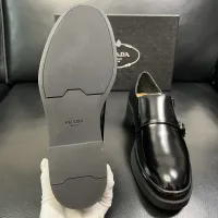 $150.00 USD Prada Leather Shoes For Men #1434753