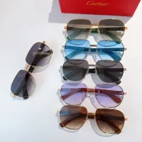 $64.00 USD Cartier AAA Quality Sunglassess #1435955