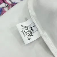 $80.00 USD Hermes T-Shirts Short Sleeved For Men #1436348