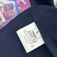$80.00 USD Hermes T-Shirts Short Sleeved For Men #1436349
