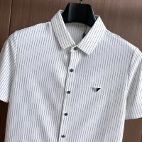 $52.00 USD Armani Shirts Short Sleeved For Men #1436923