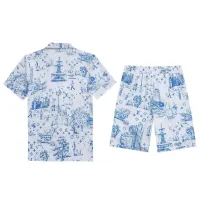 $52.00 USD Louis Vuitton LV Tracksuits Short Sleeved For Men #1437900