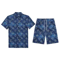 $52.00 USD Louis Vuitton LV Tracksuits Short Sleeved For Men #1437902