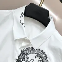 $64.00 USD Armani Shirts Long Sleeved For Men #1438341