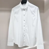 $64.00 USD Armani Shirts Long Sleeved For Men #1438349