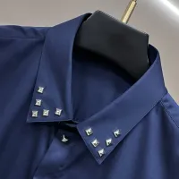 $64.00 USD Armani Shirts Long Sleeved For Men #1438357