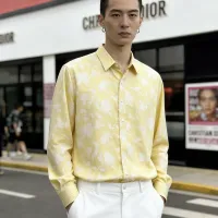 $64.00 USD Armani Shirts Long Sleeved For Men #1438359