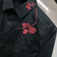 $68.00 USD Armani Shirts Long Sleeved For Men #1438375