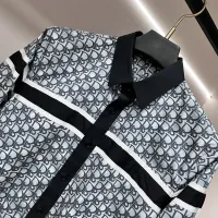 $68.00 USD Christian Dior Shirts Long Sleeved For Men #1438391