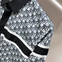 $68.00 USD Christian Dior Shirts Long Sleeved For Men #1438391