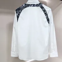 $68.00 USD Christian Dior Shirts Long Sleeved For Men #1438398