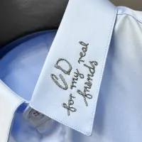 $68.00 USD Christian Dior Shirts Long Sleeved For Men #1438405